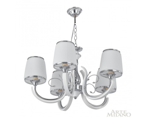 Подвесная люстра Florentia-9247 309247/5 Wh/Ni Arte Milano Подвесная люстра Florentia-9247 309247/5 Wh/Ni Arte Milano