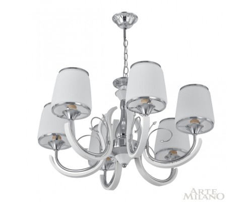 Подвесная люстра Florentia-9247 309247/6 Wh/Ni Arte Milano Подвесная люстра Florentia-9247 309247/6 Wh/Ni Arte Milano