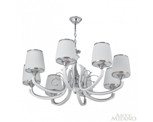 Подвесная люстра Florentia-9247 309247/8 Wh/Ni Arte Milano Подвесная люстра Florentia-9247 309247/8 Wh/Ni Arte Milano