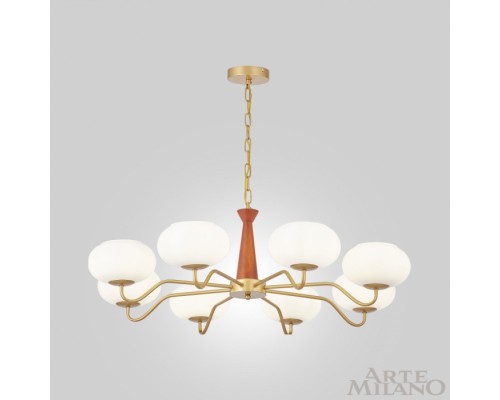Подвесная люстра Napoli 310166/D900/8 BS/WD Arte Milano Подвесная люстра Napoli 310166/D900/8 BS/WD Arte Milano
