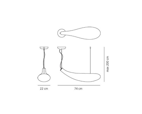 Подвесной светильник Cosmic 1629010A Artemide Подвесной светильник Cosmic 1629010A Artemide