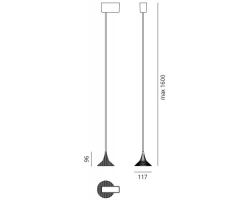 Подвесной светильник UNTERLINDEN 1936010A Artemide