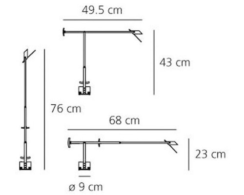 Офисная настольная лампа Tizio A008100 Artemide Офисная настольная лампа Tizio A008100 Artemide