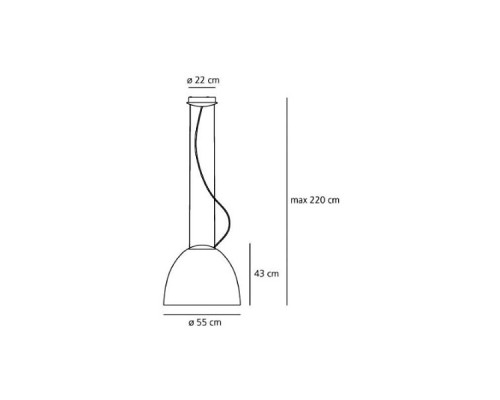 Подвесной светильник Nur A240210 Artemide Подвесной светильник Nur A240210 Artemide