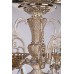 Подвесная люстра Caprice 278/6 серебро Bogate's