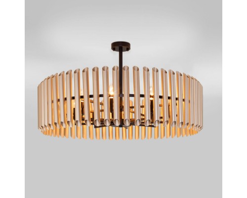 Потолочная люстра Castellie 361/8 черный / шампань Bogate's Потолочная люстра Castellie 361/8 черный / шампань Bogate's