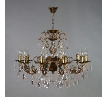 Подвесная люстра 8888 8888/10 PB Leaf crystal Brizzi