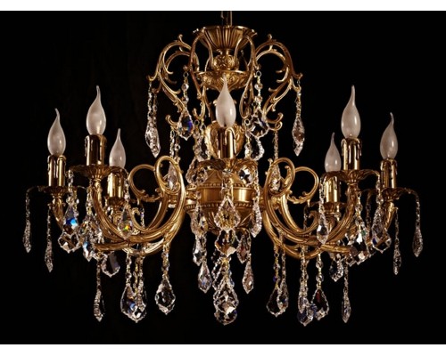 Подвесная люстра 8888 8888/8 AB Leaf crystal Brizzi Подвесная люстра 8888 8888/8 AB Leaf crystal Brizzi