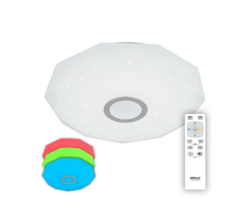Потолочный светильник Диамант CL71340RGB Citilux Потолочный светильник Диамант CL71340RGB Citilux