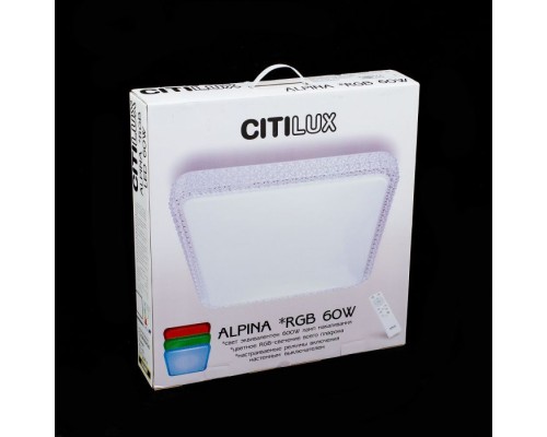 Настенно-потолочный светильник Альпина CL718K60RGB Citilux Настенно-потолочный светильник Альпина CL718K60RGB Citilux