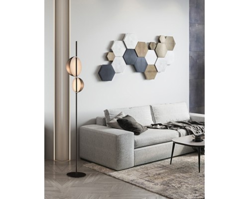 Торшер Floor lamp 10728F black/gold DeLight Collection