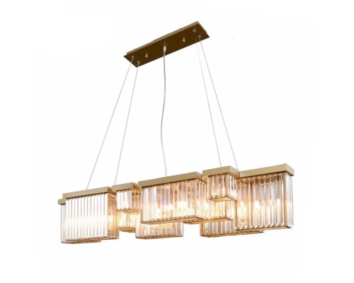 Подвесная люстра Broadway 2466 brushed champagne gold DeLight Collection Подвесная люстра Broadway 2466 brushed champagne gold DeLight Collection