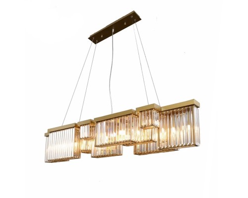 Подвесная люстра Broadway 2466 brushed ti-gold DeLight Collection Подвесная люстра Broadway 2466 brushed ti-gold DeLight Collection