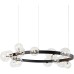 Подвесная люстра Art Deco Bubble 771120 (KM1294P-15 black/clear) DeLight Collection