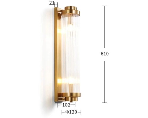 Бра Wall lamp 88008W/L brass DeLight Collection Бра Wall lamp 88008W/L brass DeLight Collection