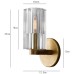 Бра Wall lamp 8816W gold/clear DeLight Collection