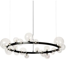 Подвесная люстра Art Deco Bubble 8828P/L black/clear DeLight Collection