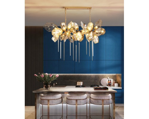 Подвесная люстра Britannica 8898P/BL gold/smoky DeLight Collection Подвесная люстра Britannica 8898P/BL gold/smoky DeLight Collection