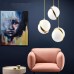 Подвесной светильник Crescent 9182S/3S brass DeLight Collection