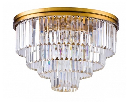 Потолочная люстра 1920s Odeon 9513C/600R gold/clear DeLight Collection Потолочная люстра 1920s Odeon 9513C/600R gold/clear DeLight Collection