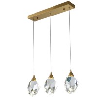 Подвесной светильник Crystal rock II 9701P/3L brass DeLight Collection