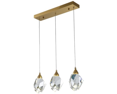 Подвесной светильник Crystal rock II 9701P/3L brass DeLight Collection Подвесной светильник Crystal rock II 9701P/3L brass DeLight Collection