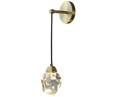 Бра Crystal rock II 9701W brass DeLight Collection Бра Crystal rock II 9701W brass DeLight Collection