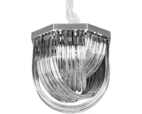Подвесная люстра Murano Glass A001-400 L4 silver/smoky gray DeLight Collection Подвесная люстра Murano Glass A001-400 L4 silver/smoky gray DeLight Collection