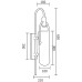 Бра Arc Well B6066W/S black/white DeLight Collection