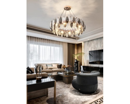Подвесная люстра D8011P D8011P/R-1000 gold/smoky DeLight Collection Подвесная люстра D8011P D8011P/R-1000 gold/smoky DeLight Collection