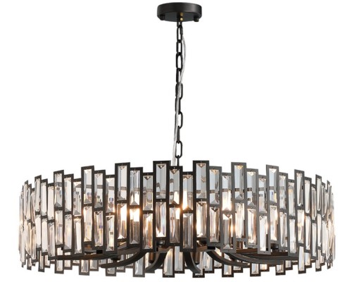 Подвесная люстра Bertola D8524P/L black/clear DeLight Collection Подвесная люстра Bertola D8524P/L black/clear DeLight Collection