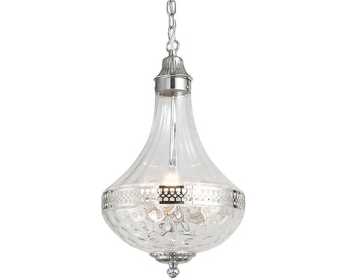 Подвесная люстра French Empire Glass KG0544P-4 nickel DeLight Collection Подвесная люстра French Empire Glass KG0544P-4 nickel DeLight Collection