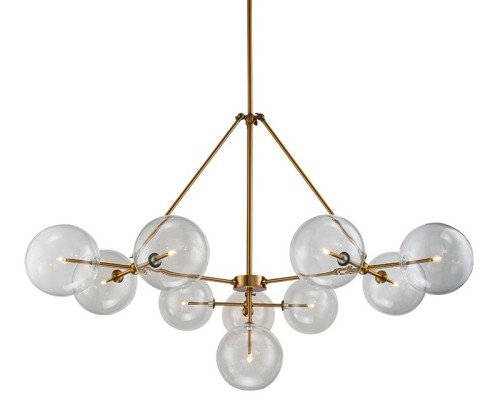 Потолочная люстра Globe Mobile KG0965P-10B brass DeLight Collection Потолочная люстра Globe Mobile KG0965P-10B brass DeLight Collection