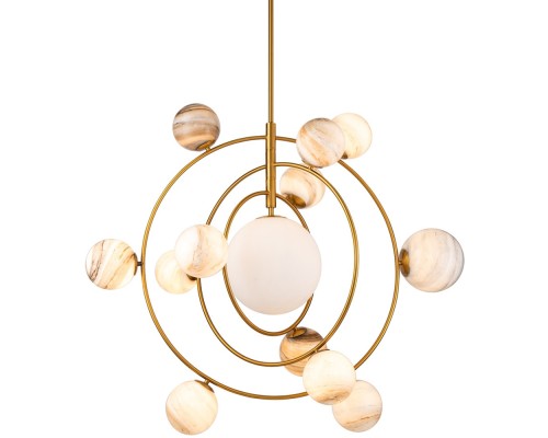 Подвесная люстра Planet KG1122P-13 brass DeLight Collection Подвесная люстра Planet KG1122P-13 brass DeLight Collection