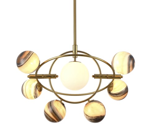 Потолочная люстра Planet KG1122P-7B brass DeLight Collection Потолочная люстра Planet KG1122P-7B brass DeLight Collection