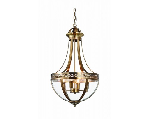 Подвесная люстра Capitol KM0287P-6 antique brass DeLight Collection Подвесная люстра Capitol KM0287P-6 antique brass DeLight Collection