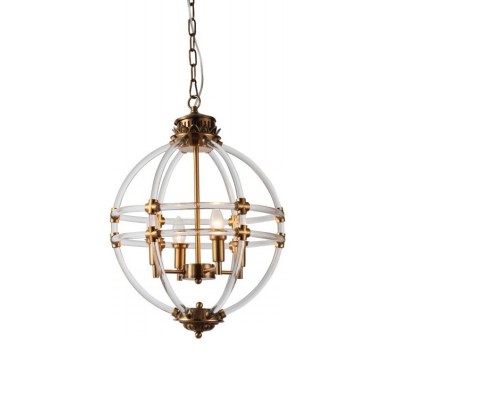 Подвесная люстра Impero KM0766P-4 brass DeLight Collection Подвесная люстра Impero KM0766P-4 brass DeLight Collection