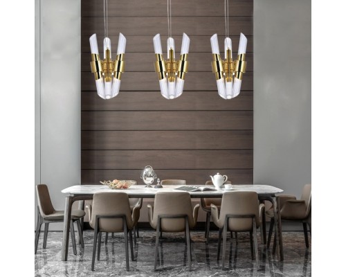 Подвесной светильник Tycho KM0987P-6 brass DeLight Collection Подвесной светильник Tycho KM0987P-6 brass DeLight Collection
