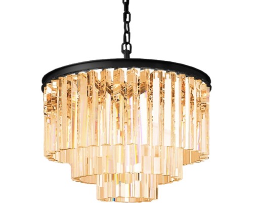 Подвесная люстра 1920s Odeon KR0387P-6 black/amber DeLight Collection Подвесная люстра 1920s Odeon KR0387P-6 black/amber DeLight Collection