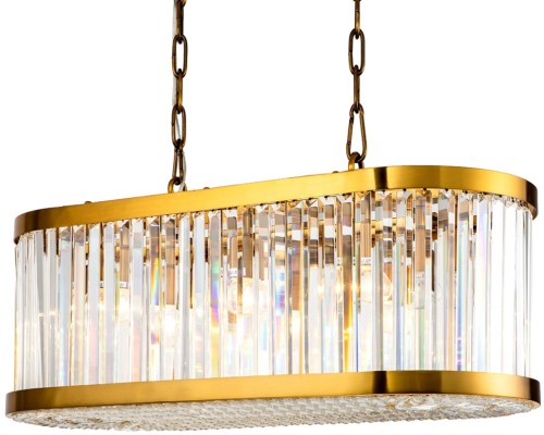 Подвесная люстра Welles KR0388P-8L/A brass DeLight Collection Подвесная люстра Welles KR0388P-8L/A brass DeLight Collection