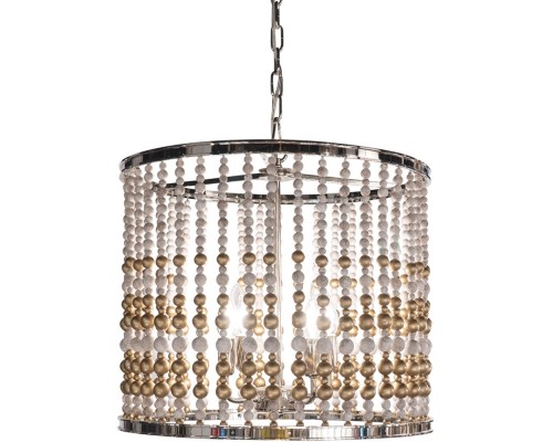 Подвесная люстра Wood Light KW0783P-4 silver DeLight Collection Подвесная люстра Wood Light KW0783P-4 silver DeLight Collection