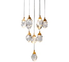 Подвесной светильник Crystal rock MD-020B-11 gold DeLight Collection