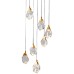 Подвесной светильник Crystal rock MD-020B-7 gold DeLight Collection