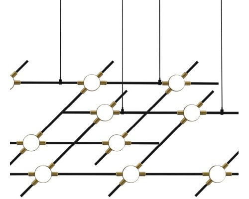 Подвесной светильник Molecular MD18001067-14A black/gold DeLight Collection Подвесной светильник Molecular MD18001067-14A black/gold DeLight Collection