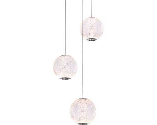 Подвесной светильник Elliot Diamante MD20001012-3A chrome DeLight Collection Подвесной светильник Elliot Diamante MD20001012-3A chrome DeLight Collection