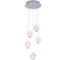 Подвесной светильник Elliot Diamante MD20001012-5A chrome DeLight Collection