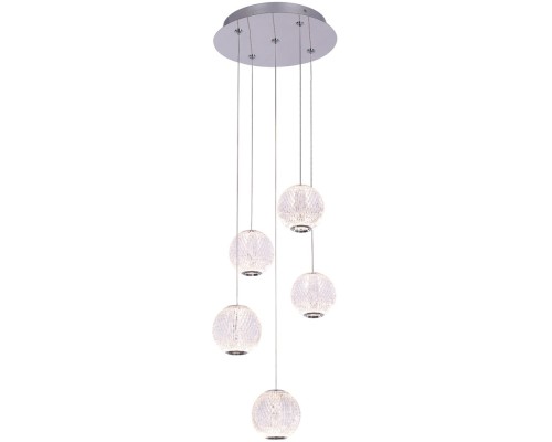 Подвесной светильник Elliot Diamante MD20001012-5A chrome DeLight Collection Подвесной светильник Elliot Diamante MD20001012-5A chrome DeLight Collection