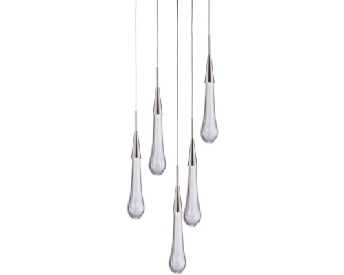 Подвесной светильник Pour MD2060-5A satin nickel DeLight Collection Подвесной светильник Pour MD2060-5A satin nickel DeLight Collection