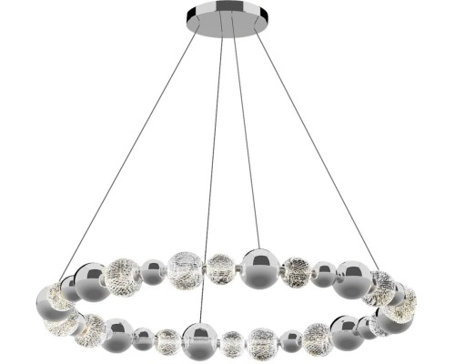 Подвесной светильник Elliot Diamante MD21001002-1F chrome DeLight Collection Подвесной светильник Elliot Diamante MD21001002-1F chrome DeLight Collection