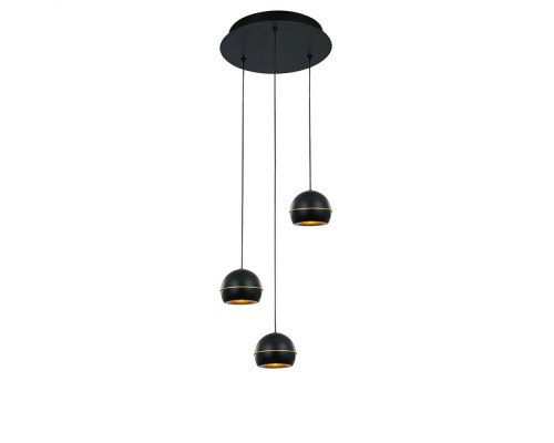 Подвесной светильник MD21001034 MD21001034-3A black/gold DeLight Collection Подвесной светильник MD21001034 MD21001034-3A black/gold DeLight Collection